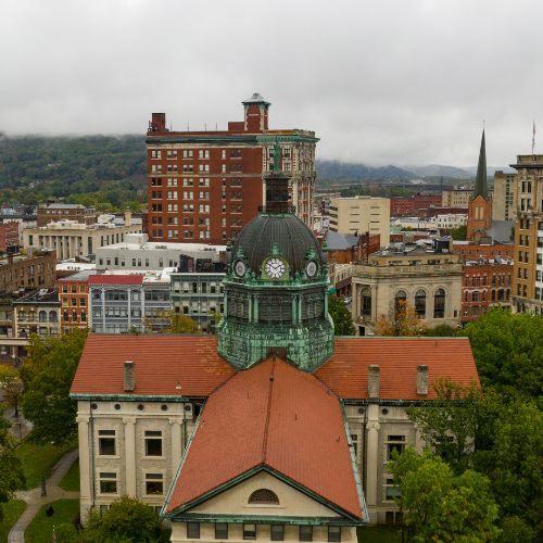 Why The Greater Binghamton Area Button - Stock Image of Building in Binghamton, New York - Amy Kristt Lic. Real Estate Salesperson at Warren Real Estate